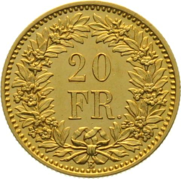 Preview: 1871 B - 20 Franken - Probe Wappen